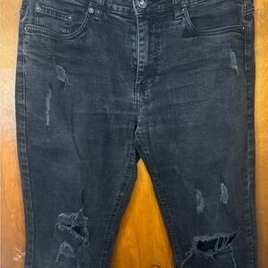 Ring of Fire Charcoal Straight Jeans